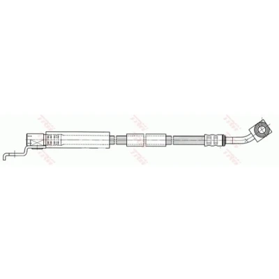 Immagine di TRW PHD441 Tubi Freno 458 3/8 24 UNF JEEP: Cherokee II, WRANGLER 2