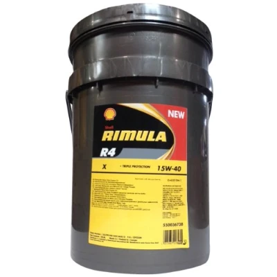 Immagine di Shell 1005020 Olio Motore Rimula R4 X 15W 40, 20 l