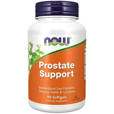 Immagine di Now Foods Prostate Support, Con Saw Palmetto Olio di Semi Zucca Licopene, 90 Capsule Morbide, Testato in Laboratorio, Senza Soia, Glutine, Non OGM