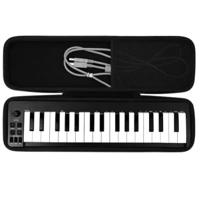 Immagine di Khanka custodia rigida duro di trasporto borsa per M Audio Keystation mini 32 / MK3 MIDI tastiera controller.(solo borsa)
