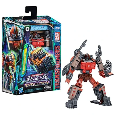 Immagine di Transformers Toys, Legacy Evolution Deluxe, Giocattolo di Scraphook, da 14 cm, Action Figure per Bambini e Bambine dagli 8 Anni in su, Multi, F7191
