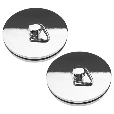 Immagine di SG Store 2 tappi per lavabo da 45 mm, in ottone cromato, lavello cucina, bagno, vasca bagno