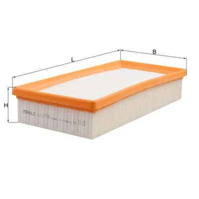 Immagine di MAHLE ORIGINAL LX 4758 filtro aria 50,3 129 286,6 Cartuccia MERCEDES BENZ: Classe C Sedan, T modell, GLC SUV