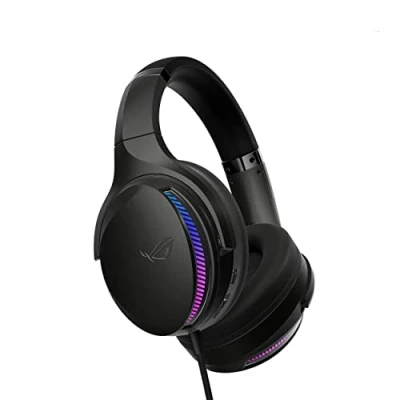 Immagine di ASUS ROG Fusion II 300, Cuffia Gaming USB C e A, Microfono AI Beamforming, 7.1 Virtual Surround, Quad DAC ESS 9280, Aura RGB, Compatibile con PCMacPS4PS5SwitchDispositivi Mobile, Nero