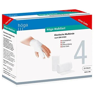 Immagine di Höga mubi Last fascia elastica da Mull, 4 cm X m, 20 pezzi