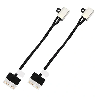 Immagine di Create idea 2PCS DC Power Jack Connettore Dock Cavo Flex Compatibile con dell Inspiron 15 3000 14 3567/3576/3567/3568/3562/3578/3576 Vostro 3468