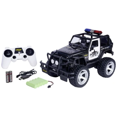 Immagine di Carson Modellsport Jeep Wrangler Police 1:12 Automodello per principianti Elettrica Fuoristrada RtR 2,4 GHz