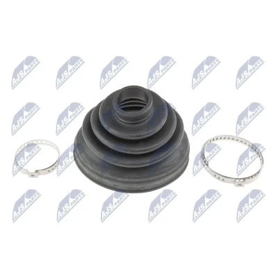 Immagine di NTY NOP 034 Soffietto lato ruota NBR (Nitrile Butadiene Caucciù) con morsetti