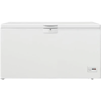 Immagine di Beko HSM46740 Congelatore grande, capacità utile 451 l, 3 cestini, allarme temperatura, serratura per interni, 36 dB (A), bianco