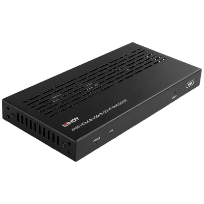 Immagine di LINDY 4K30 HDMI &amp; USB over IP Extender Encoder ™, B, Audio Line in, IR (Jack 3.5 mm) 100 m