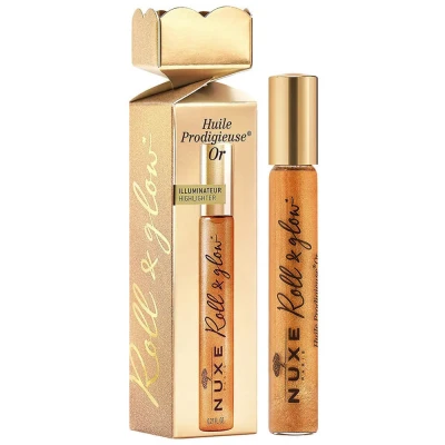 Immagine di Nuxe Huile Prodigieuse Or roll on, olio per la cura della pelle secca, 8 ml