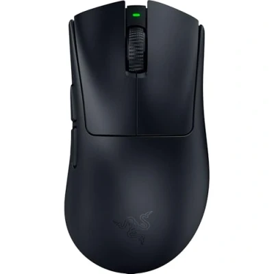 Immagine di Razer DeathAdder V4 Pro Mouse senza fili ergonomico per eSport ultraleggero 56g 2,4 Ghz Hyperspeed Focus 45K Sensore 8K Hz Polling Ottici Switches Gen 4 PC/Mac Nero