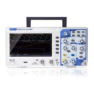 Immagine di PeakTech P 1335 Oscilloscopio a memoria digitale 2 canali, 20 MHz, con interfaccia USB, 15 W, 240 V