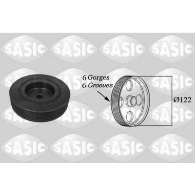 Immagine di SASIC 2154010 Puleggia Albero Motore 122 RENAULT: Megane Scenic