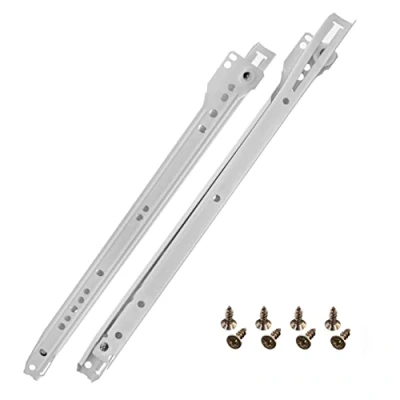 Immagine di HELPMATE Guide per cassetti a rullo, 350 mm, 1 paio di 2 binari cassetti, estraibili con materiale fissaggio incluso