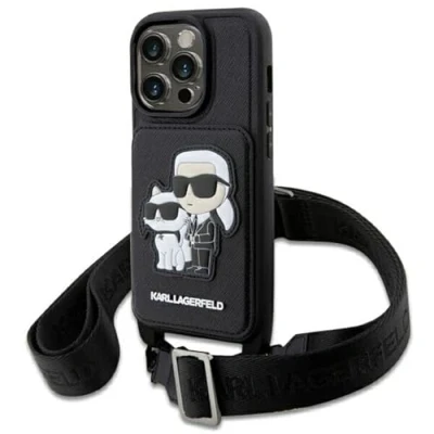 Immagine di Karl Lagerfeld KLHCP14XCSAKCPMK Custodia rigida per iPhone14 Pro Max 6.7&quot;, colore: Nero