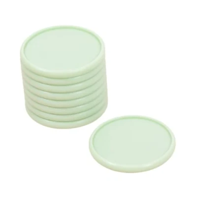 Immagine di Craftelier Anelli a Disco in Plastica L per Rilegatura di Planner, Quaderni o Album Ideale lo Scrapbooking e l&#039;Artigianato Confezione da 9 pezzi Diametro 45 mm Colore Verde Menta