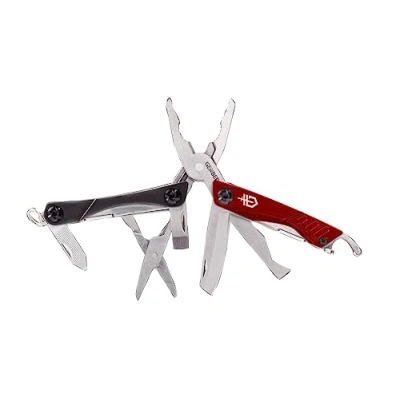 Immagine di Gerber Strumento Multiuso con 12 Funzioni, Dime Pocket Multi Tool, Rosso, 31 001040