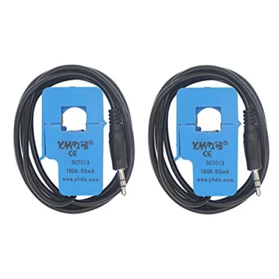 Immagine di HUABAN 2PCS SCT013 000 100A 50mA Trasformatore di corrente a nucleo aperto non invasivo