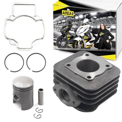 Immagine di Area1 Cilindro di ricambio 50ccm 2T AC compatibile con TPH Zip NRG mc2+3/adatto per Scarabeo Mojito/adatto ET2 LX LXV Primavera/adatto Typhoon Stalker