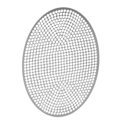 Immagine di Ideen mit Herz Righello diamantato Stencil Ovale per pietre rotonde Superficie di posa: 12,6 cm x 9,1