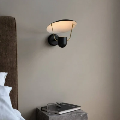 Immagine di DFTP by Nordlux Applique Fabiola con interruttore, nero