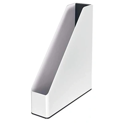 Immagine di Leitz Portariviste, Formato A4, Gamma WOW, Dual Colour Bianco/Nero, 53621095