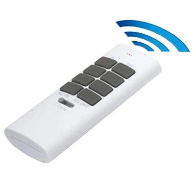 Immagine di solidBASIC Set di prese radio con telecomando a 4 canali Plug &amp; Play bianco