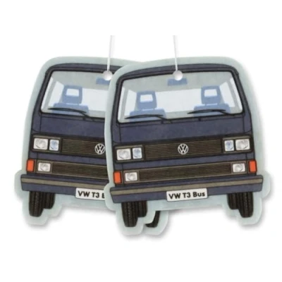 Immagine di BRISA VW Collection Volkswagen Deodorante per Auto Profumatore Fragranza Campervan T3 Bus design (Fresh/Blu/Set di 2)