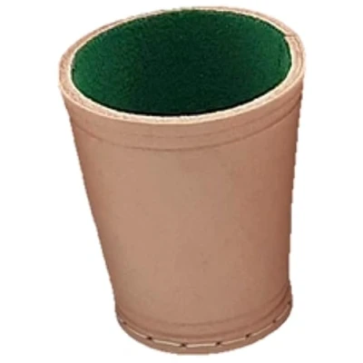 Immagine di Piatnik Bicchiere cubico in Pelle con Feltro, 2973