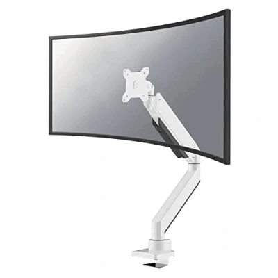 Immagine di Neomounts NM D775WHITEPLUS 1 parte Supporto da tavolo per monitor 25,4 cm (10) 124,5 (49) Girevole, Rotante, Inclinabile