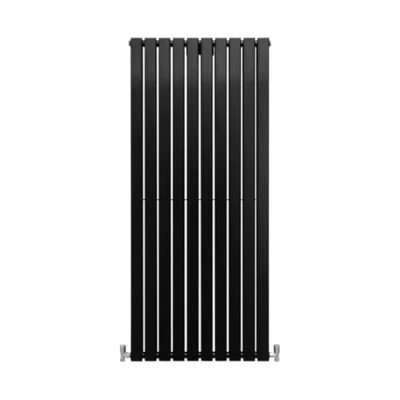 Immagine di Radiatori Termosifoni in Acciaio Calorifero a Doppio Strato Pannelli Piatti Riscaldamento Centralizzato Colonna Termosifone Orizzontale Radiatore Parete Nero Opaco 160 x 70 cm