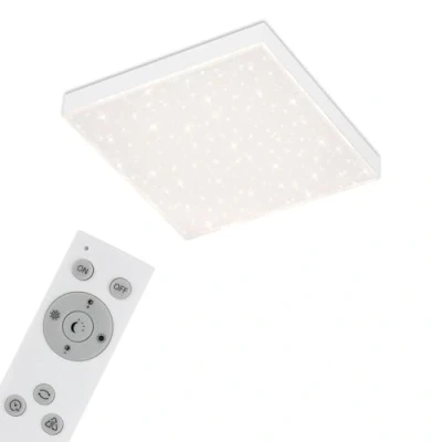 Immagine di BRILONER Leuchten Pannello a LED, plafoniera dimmerabile, lampada da soffitto con bordo luminoso, regolazione della temperatura di colore, 15 watt, 1.600 lumen, bianco, 295x295x61mm