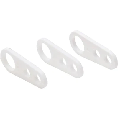 Immagine di Kopp 370113087 Ganci a 3 fori, in plastica, colore: Bianco