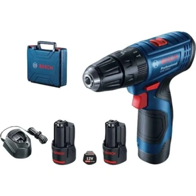 Immagine di Bosch Professional GSR 120 Li Trapano avvitatore a batteria 12 V 2.0 Ah Ion incl. seconda batteria, caricabatterie, valigia