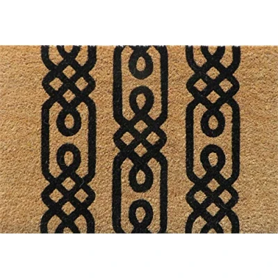 Immagine di Entryways Zerbino antiscivolo in fibra di cocco Nodus, 40 x 60 15 mm, colore: Nero