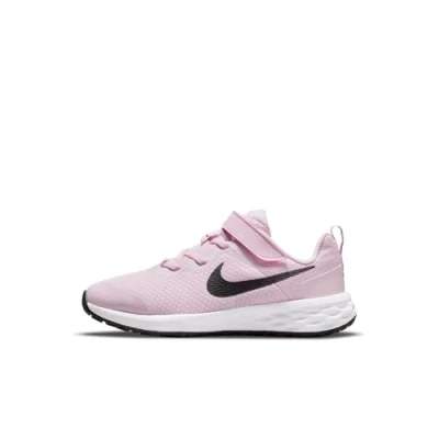 Immagine di NIKE Performance Revolution 6 (PSV) Scarpe running neutre per bambini, Taglia: 28.5, Pink foam/black Tessuto / sintetico
