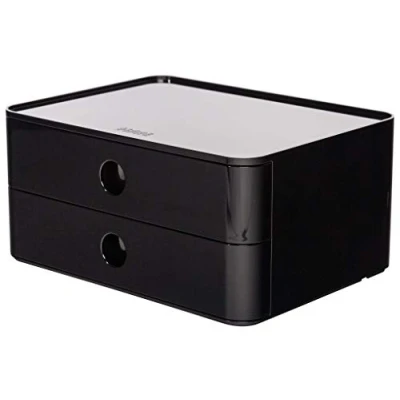 Immagine di HAN 1120 13 SMART BOX ALLISON, cassettiera impilabile con 2 cassetti, colore: jet black