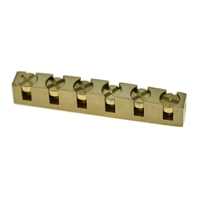 Immagine di Dopro Dado per chitarra regolabile in altezza, 43 mm, ottone, elettrica Gibson Les Paul/LP SG