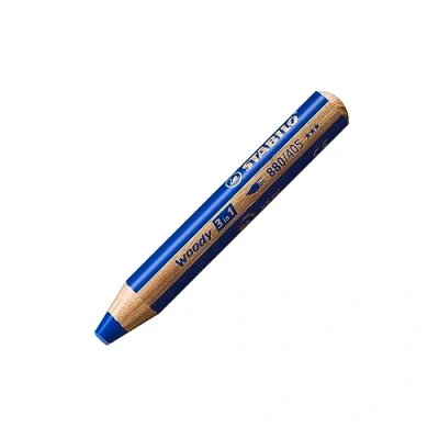 Immagine di Matita colorata Multi Funzione STABILO woody 3 in 1 Blu Oltremare