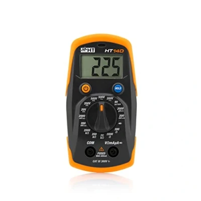 Immagine di HT Instruments HT14D Multimetro portatile digitale CAT II 600 V, III 300 V Display (Counts): 2000