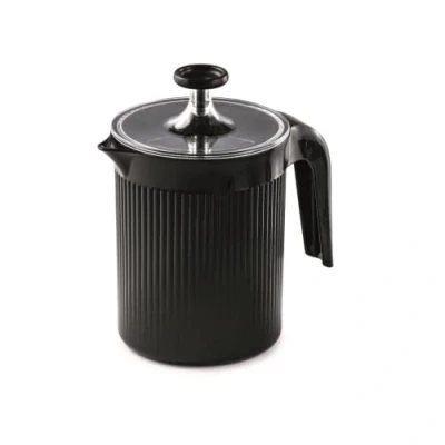 Immagine di Snips Cremix Cappuccinatore Schiuma Latte Montalatte Manuale per Cappuccino Colore Nero 0,50 LT 10 x 14,50 15,30 cm Made in Italy 0% BPA e phthalate free