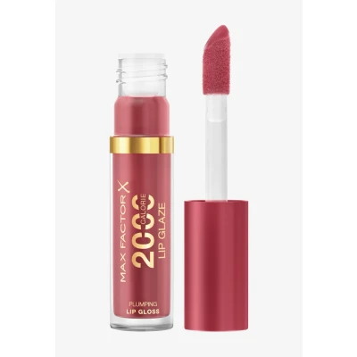 Immagine di Max Factor 2000 Calorie Lip Glaze, brillante gloss, effetto rimpolpante per le labbra, arricchito da un complesso nutriente con Acido Ialuronico e Squalane, formula vegana, 105, Berry Sorbet, 4,4 ml