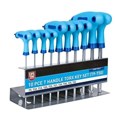 Immagine di Blue Spot Tools 12184 Set di chiavi Torx con impugnatura a T, 10 pezzi (T9 T50)