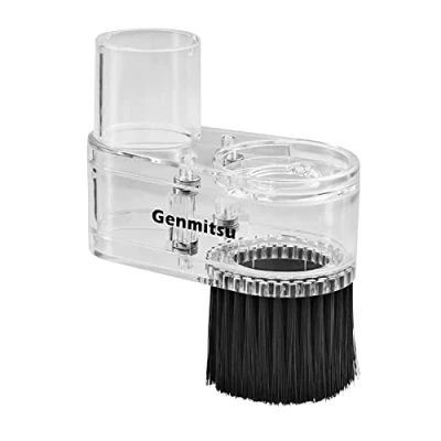 Immagine di Genmitsu CNC Dust Shoe ABS Cover Cleaner per router serie 3018/macchine con un motore di diametro 42 mm, adattatore tubo esterno 38 trasparente