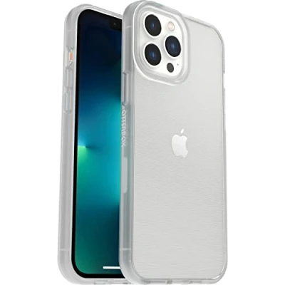Immagine di OtterBox Sleek cover per iPhone 13 Pro Max/iPhone 12 Max, resistente a shock e cadute fino 2 metri, sottile,testata norme anti caduta MIL STD 810G, Chiaro, Versione No Pack Retail