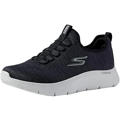 Immagine di Skechers 216484 Bkw, Scarpe da ginnastica Uomo, Tessuto Nero Con Finiture Bianche, 42.5 EU