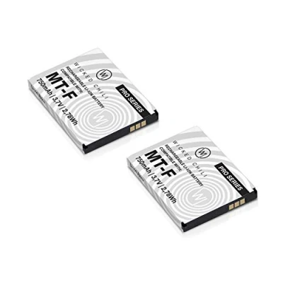 Immagine di Wicked Chili 2 Batterie Compatibile con AVM Fritz Fon C5 /C4/M2 / MT F/Motorola MOTOFONE F3/EM325/M325/EM25 Batteria di Ricambio per: 312BAT016, 312BAT006, 312BAT006CS FVM446CL, 750mAh Li Ion