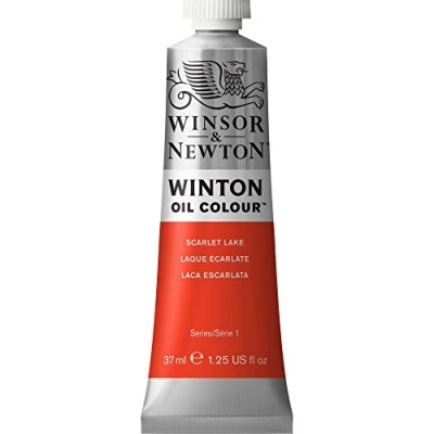 Immagine di Winsor &amp; Newton Winton Colori ad Olio, Vernice scarlatta, 37 ml (Confezione da 1)