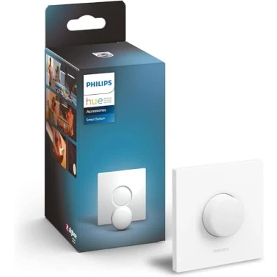 Immagine di Philips Hue Smart Button, Telecomando per Controllo delle Luci Hue, Bluetooh, Bianco
